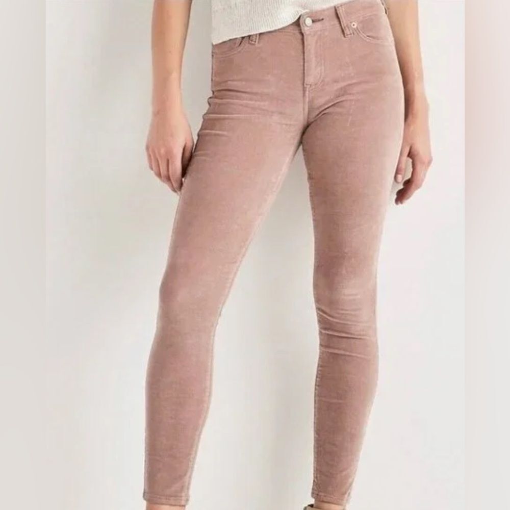 Lucky Brand Dusty Rose Corduroy Lolita Skinny Pants Size 4/27